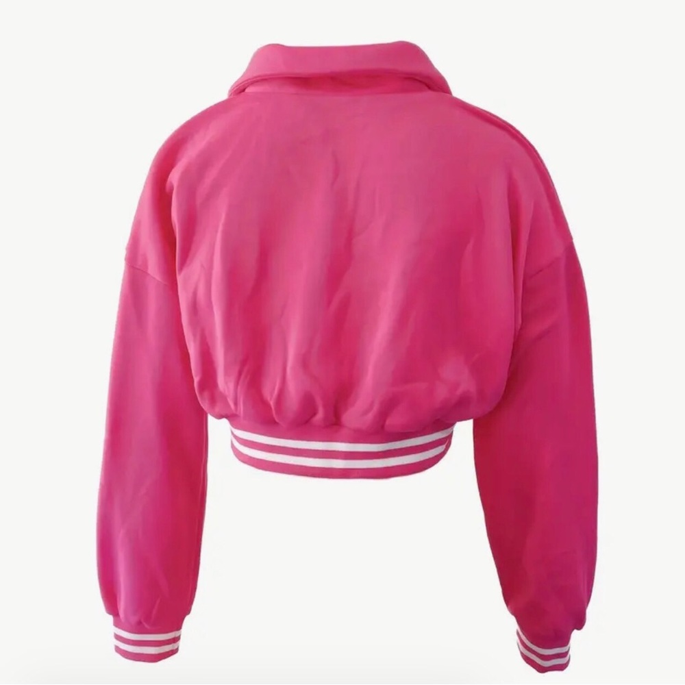 Barbie Cropped Letterman‘s Jacket - image 5
